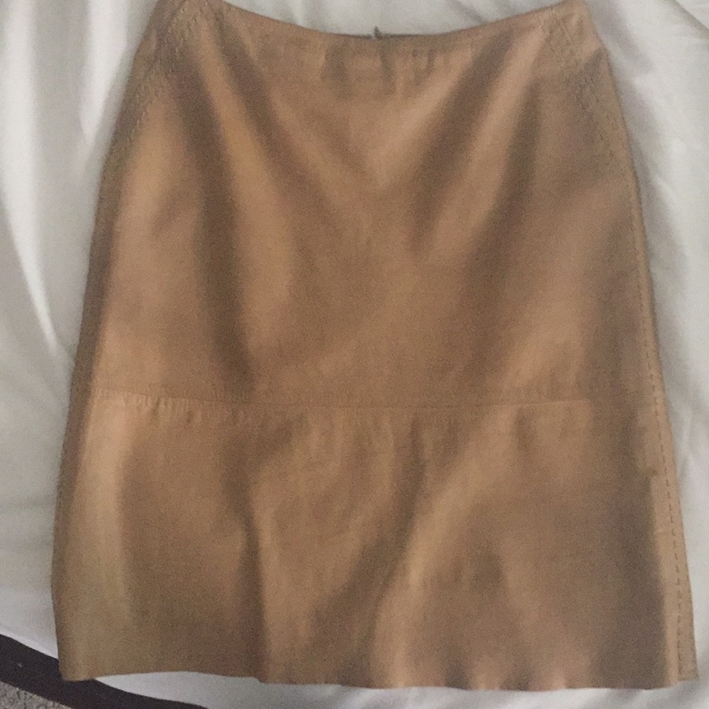 Banana republic leather skirt
